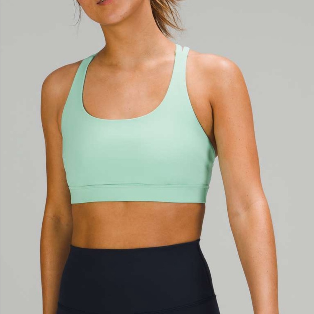 Lululemon energy bra seafoam green color